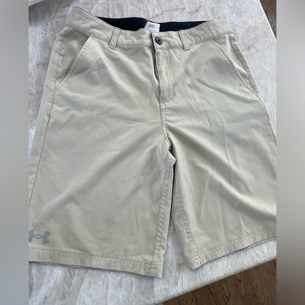 Under Armour Tan Casual hybrid wet/dry shorts